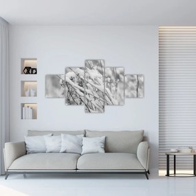 Obraz - Ośnieżone gałęzie (125x70 cm)