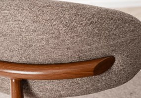 Krzesło tapicerowane Alekto w stylu retro vintage – wygodne krzesło do jadalni i salonu