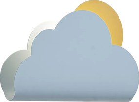 Dziecięca lampa ścienna niebieska chmurka ze słońcem - Cloudy Dla dzieci Oswietlenie wewnetrzne