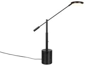 Czarna lampa stołowa LED (wysokość 65 cm) Fiore – Trio Select