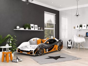 Łóżko dziecięce samochód bolid Spidi III 90x180 auto wyścigowe z stelażem flex