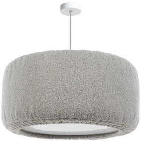 Szara lampa wisząca z modnym kloszem 50 cm - M063 M7-M84