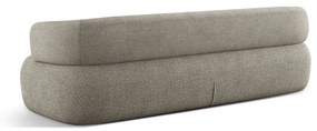 Jasnoszara sofa z materiału bouclé 226 cm Jenny – Micadoni Home