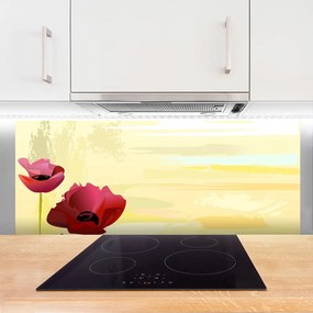 Panel Szklany do Kuchni Wiosenna Natura W Kwiatach