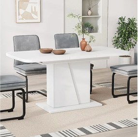 Stół jadalny biały 120x80x77.3 fenaro