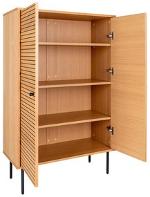 Szafka w dekorze dębu w naturalnym kolorze 80x130 cm Kyoto – House Nordic