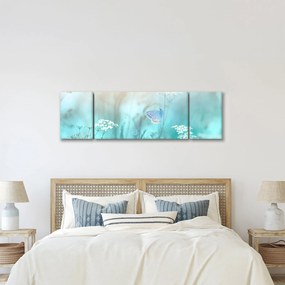 Obraz - Motyl w niebieskim (170x50 cm)