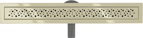 Mexen Flat 360° M12 odpływ liniowy obrotowy 60 cm, złoty - 1521060-40