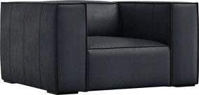 Ciemnoniebieski skórzany fotel Madame – Windsor &amp; Co Sofas