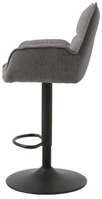 Szare hokery z regulowaną wysokością zestaw 2 szt. Marilla – Unique Furniture