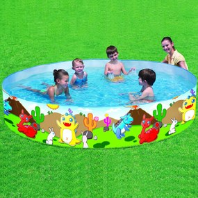 Basen rozporowy Dinosaurous 224 x 46 cm 1612 l BESTWAY