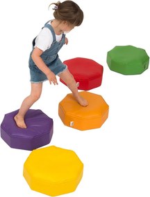 Zestaw przedszkolnych ośmiokątów sensorycznych 4641565 - 8 szt.