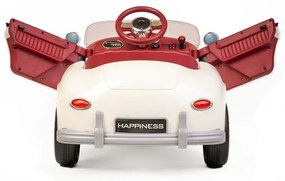Baby Mix Elektryczny samochód dla dzieci RetroPearl, biały