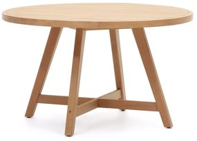 Okrągły stół ogrodowy z drewna eukaliptusowego ø 130 cm Urqell – Kave Home