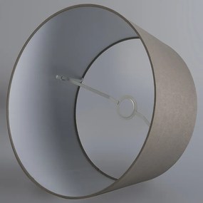 Nowoczesna lampa wisząca biała z abażurem 45 cm taupe - Combi 1