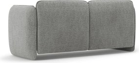 Jasnoszara sofa z tkaniny szenilowej 168 cm Georgia – Micadoni