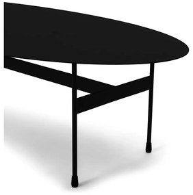 Czarny metalowy stolik 39x120 cm Mira – Spinder Design