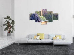 Obraz - Pęczki lawendy (125x70 cm)