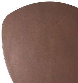 Designerski Kinkiet / Lampa scienna brązowy organiczny 32 cm 2-źródła światła - PulleyDesignerski Oswietlenie wewnetrzne