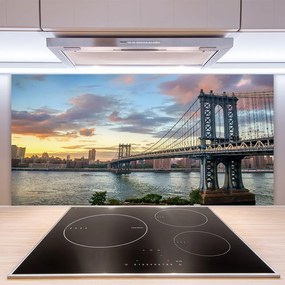 Panel Kuchenny Stalowy Gigant Nad Rzeką