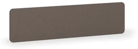 Parawan akustyczny na stół, tekstylny, 160 x 40 cm, brązowy