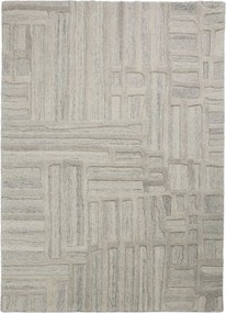 Szarobeżowy wełniany dywan tkany ręcznie 200x300 cm Elva – Flair Rugs
