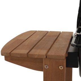 Grill ogrodowy z drewnianą półeczką BBQ