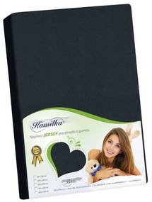 Prześcieradło Bellatex Jersey czarne