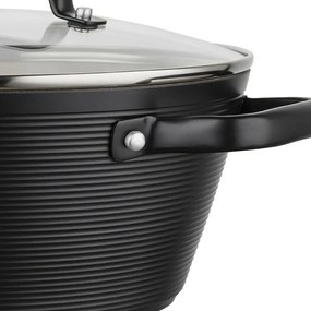 Florina Aluminiowy garnek Carina Black 5,2 l, 28 cm, śred. 28 cm