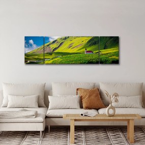 Obraz górskiego krajobrazu (170x50 cm)