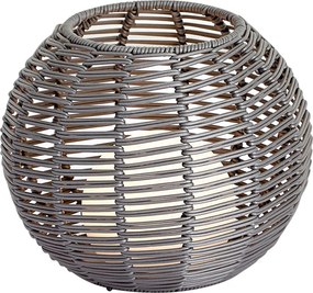 Zewnętrzna lampa stołowa ciemnoszara 25 cm z możliwością ładowania LED przez USB-C IP44 - Oli