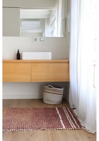 Ceglasty bawełniany dywan 80x140 cm Twin Toffee – Lorena Canals