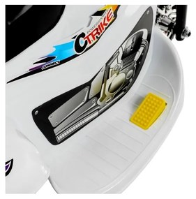 Motor na akumulator trójkołowy biały bjx-88