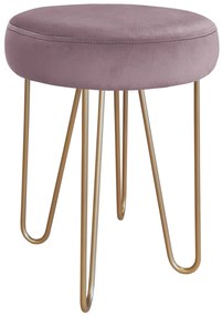 Taboret Venus HAIRPIN noga złota MG55