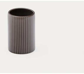 Ciemnobrązowy ceramiczny kubek na szczoteczki do zębów Selime – Kave Home