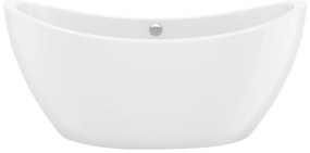 Wanna wolnostojąca designerska biała - 225 l - 170 x 83 x 77 cm - ALDA