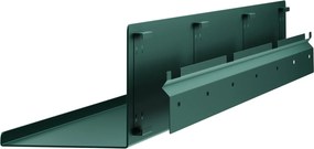 Metalowa półka ścienna Modern Joanne 120 cm, kolor butelkowa zieleń