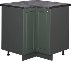 Szafka narożna green gold country 80.5x60x82 fame-line