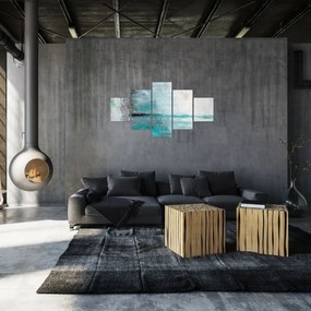 Obraz - Abstrakcyjny obraz olejny (125x70 cm)