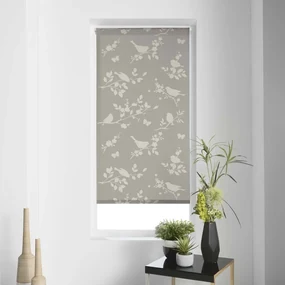 Jasnobrązowa tekstylna roleta 120x180 cm Rossignol – douceur d'intérieur