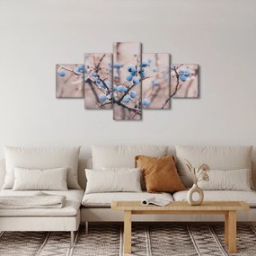 Obraz jagód na krzaku (125x70 cm)