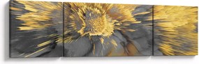 Obraz - Złota ekspansja (170x50 cm)