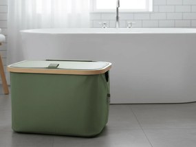 Składany kosz NOLVIO 25 L, zielony