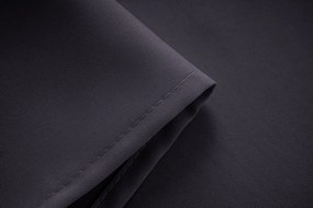 Ciemnoszara zasłona OXFORD 140x250 cm Zawieszanie: Taśma z wiązaniami