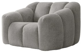 Jasnoszary fotel Shell – Miuform