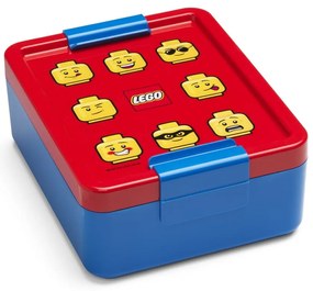 Niebieski pojemnik na przekąski z czerwonym wieczkiem LEGO® Iconic