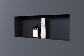 Półka wnękowa ścienna ze stali nierdzewnej NT206010XBez obręczy - 20 x 60 x 10 cm