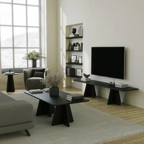 Stolik konferencyjny Double Mushroom Black