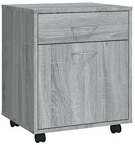 Szary kontenerek biurkowy B8-N88