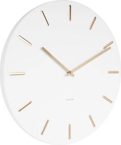 Zegar ścienny Charm - Biały - Ø45cm